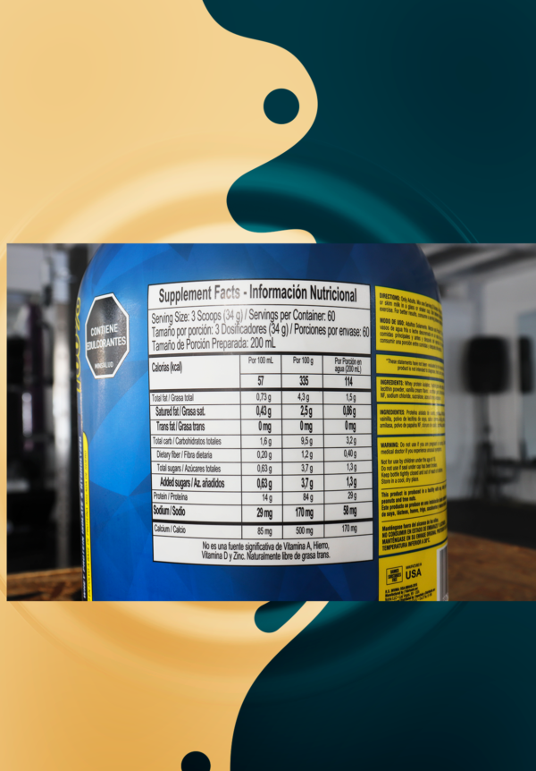 Proteína Iso whey 100%
