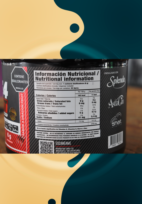Crea4 smart / Creatina sabor fruit