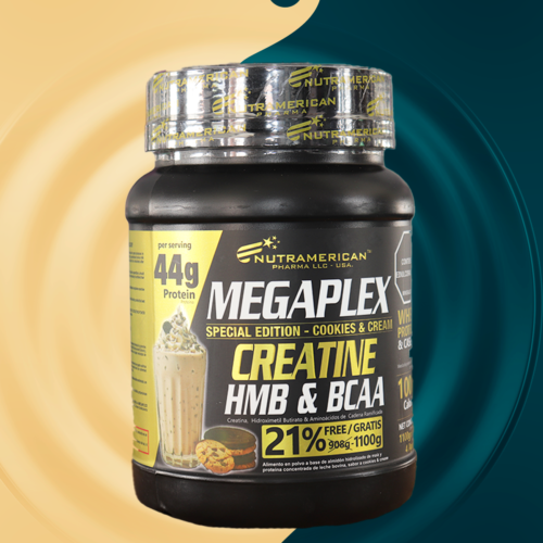 Creatine HMB y BCAA de Cookies & Cream 2 Libras